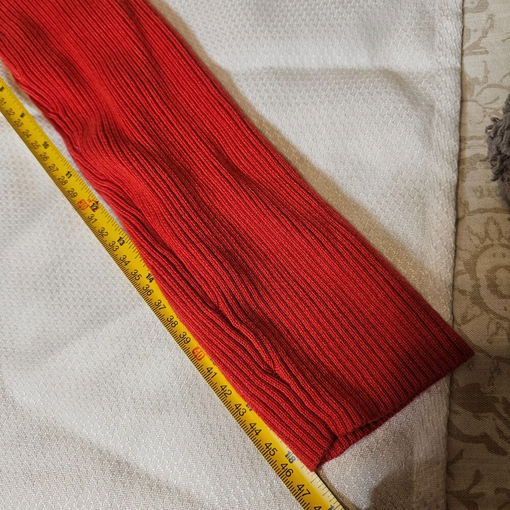 Thakoon Collective Red Turtle neck with peep whole detail Medium - Picture 6 of 8